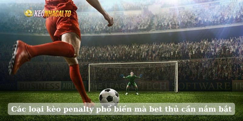 Các loại kèo penalty phổ biến mà bet thủ cần nắm bắt