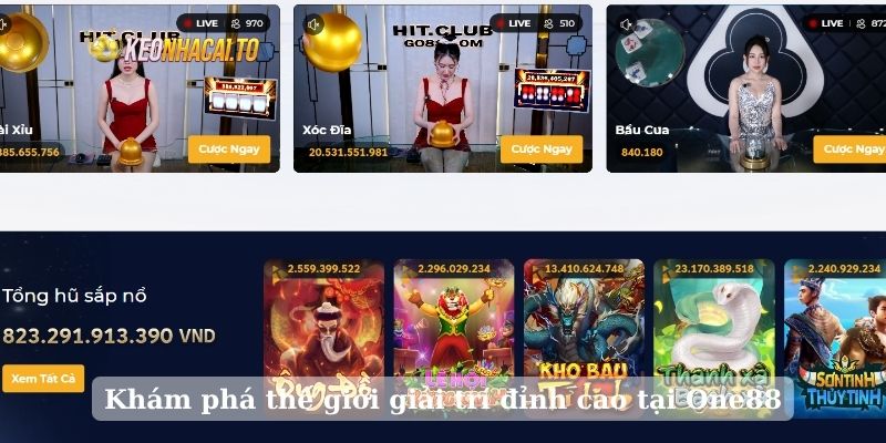 Khám phá thế giới giải trí đỉnh cao tại One88