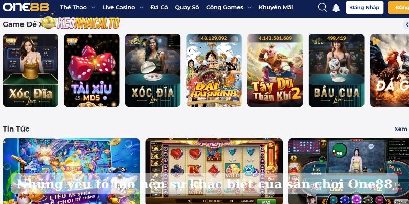 Những yếu tố tạo nên sự khác biệt của sân chơi One88