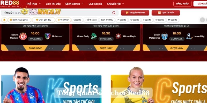 Tổng quan sân chơi Red88