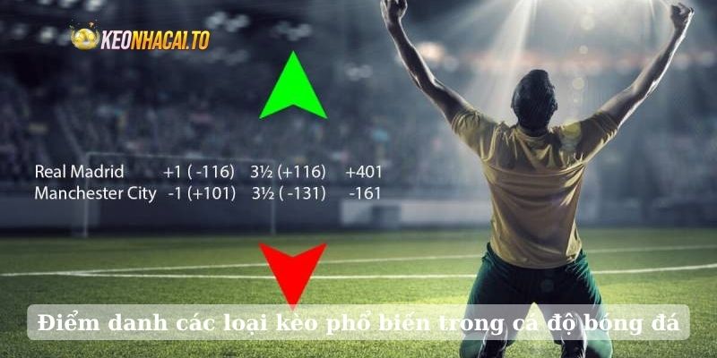 Điểm danh các loại kèo phổ biến trong cá độ bóng đá